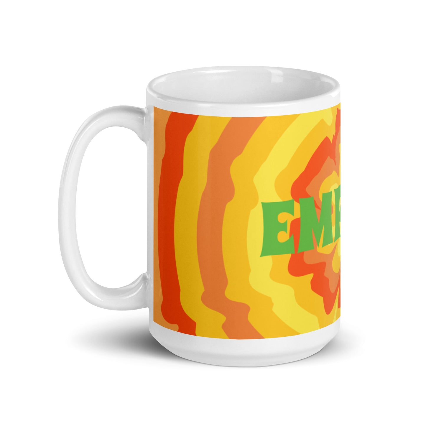 Sunny Flower White Glossy Mug - Empath