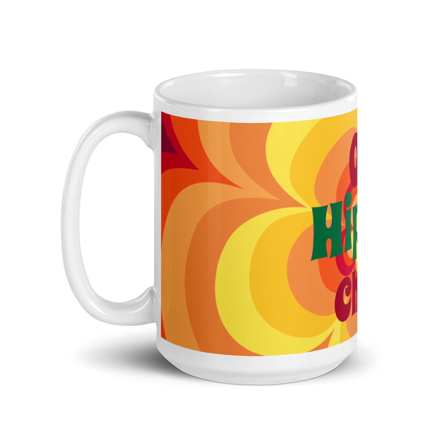 Sunny Flower 2 White Glossy Mug - OG Hippie Chick