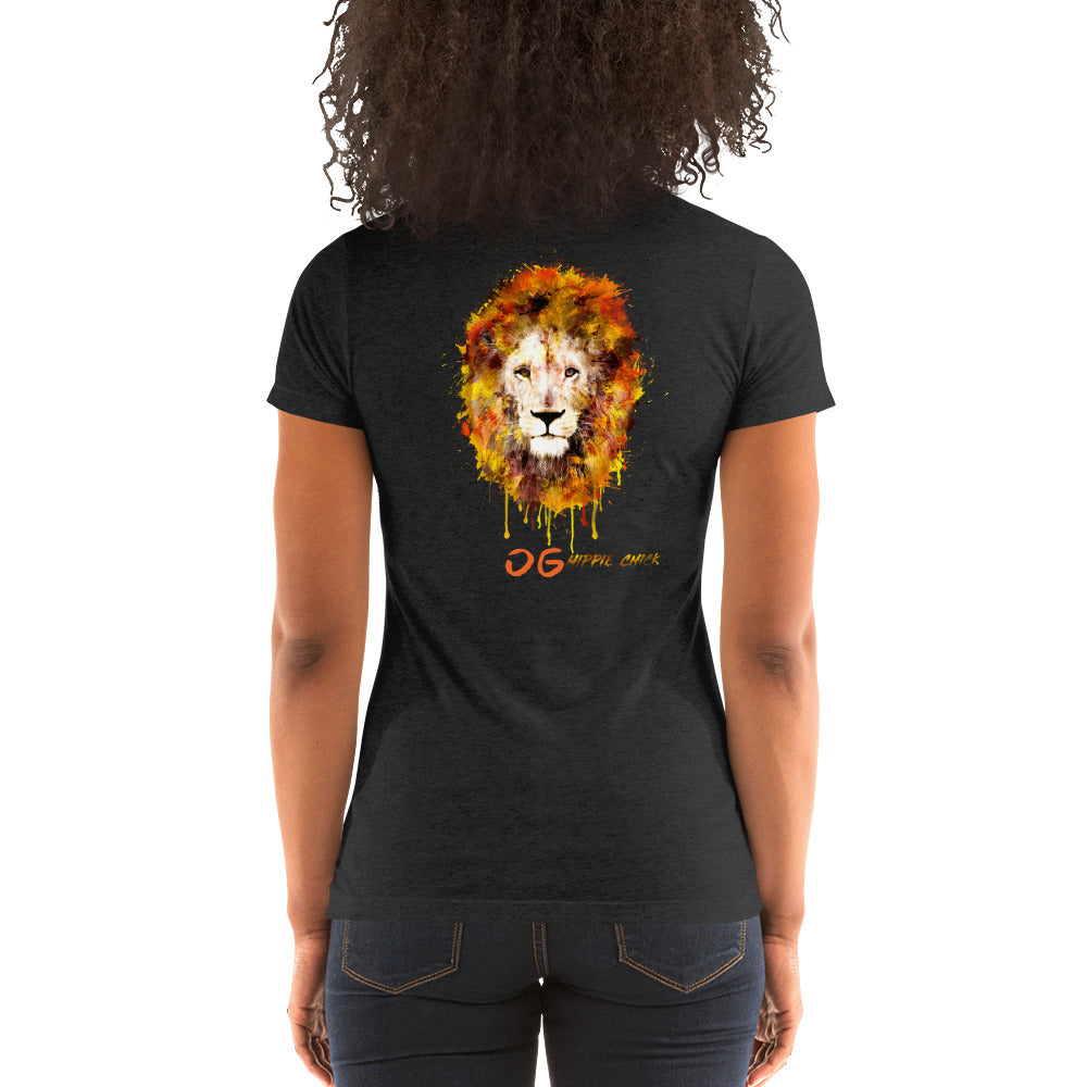 Ladies' Short Sleeve - The sunshine is in me (Purple)