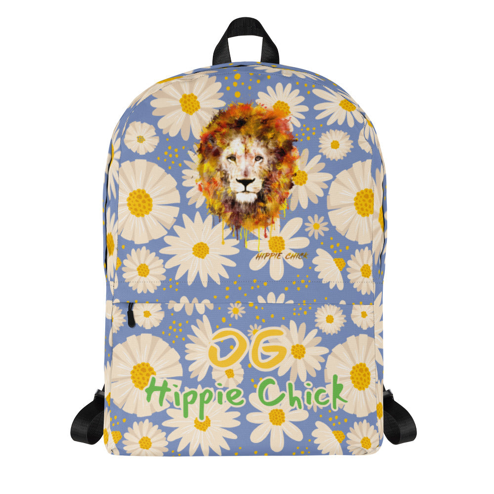 Blue Daisies Backpack - OG Hippie Chick