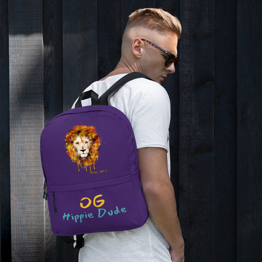 Purple Backpack - OG Hippie Dude