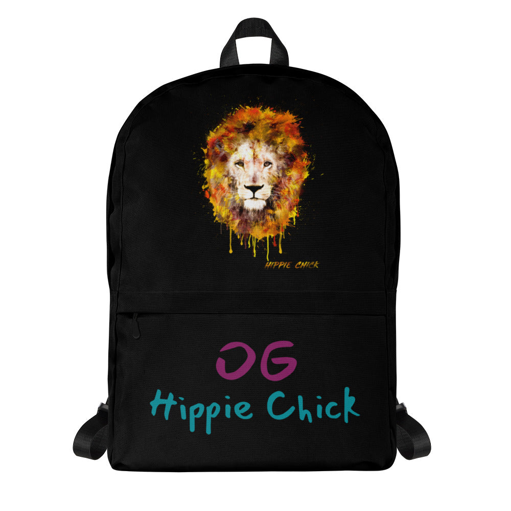 Black Backpack - OG Hippie Chick