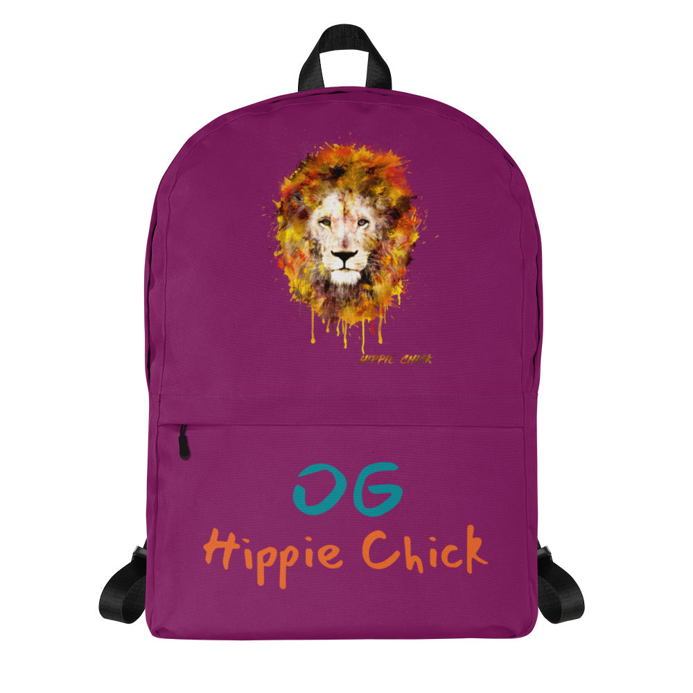 Eggplant Backpack - OG Hippie Chick