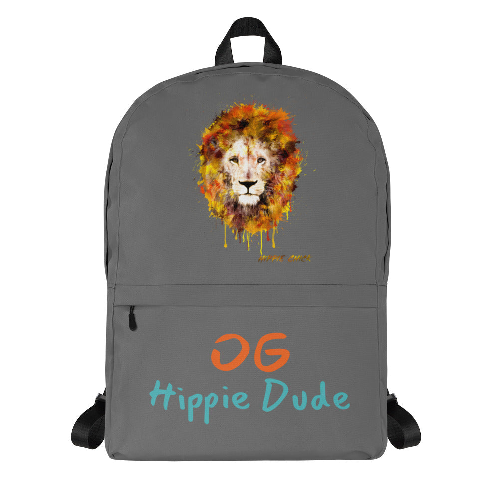 Gray Backpack - OG Hippie Dude