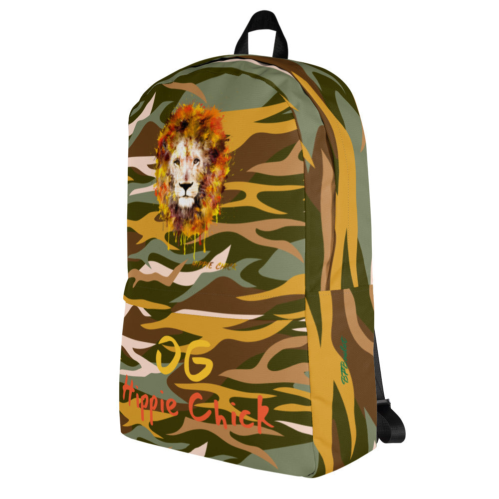 Camo Rays Backpack - OG Hippie Chick