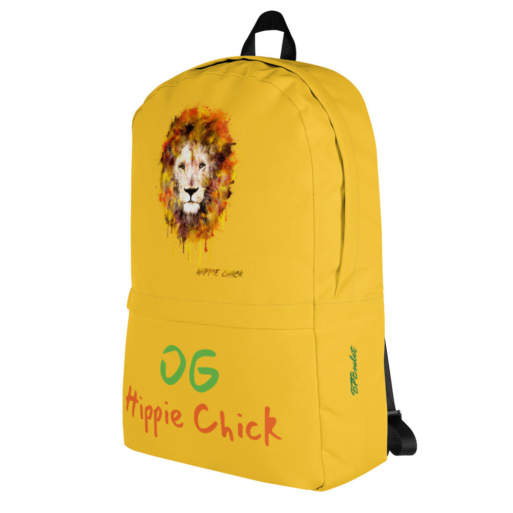 Yellow Backpack - OG Hippie Chick