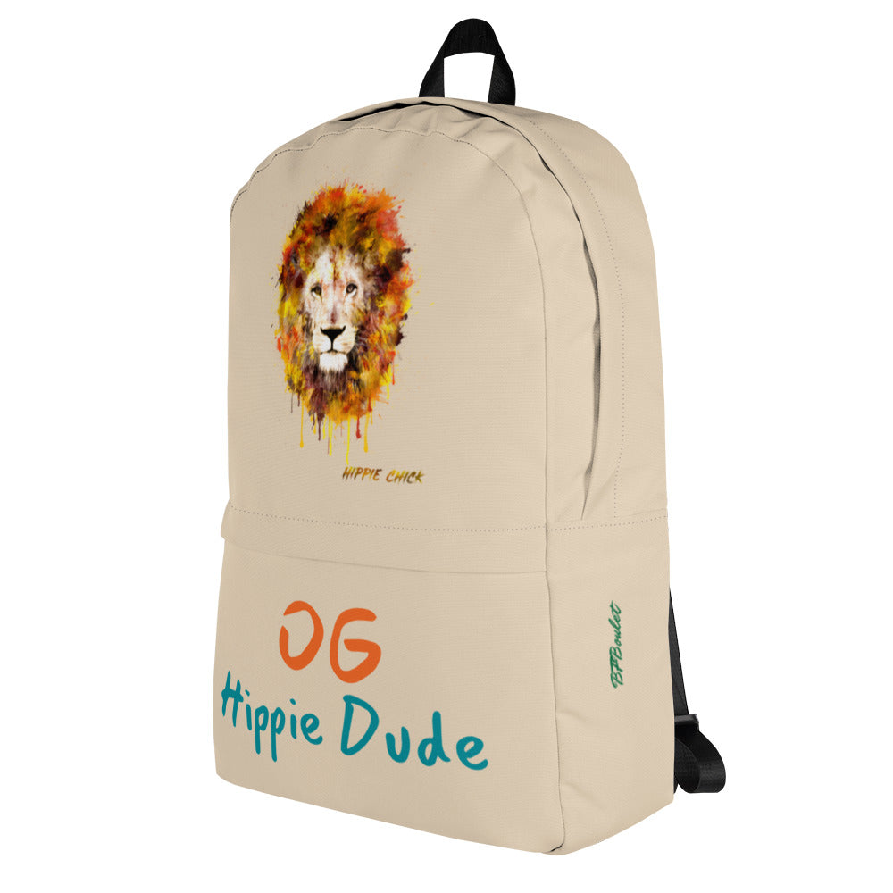 Beige Backpack - OG Hippie Dude