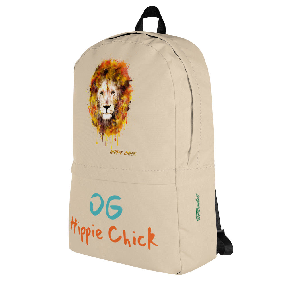 Beige Backpack - OG Hippie Chick