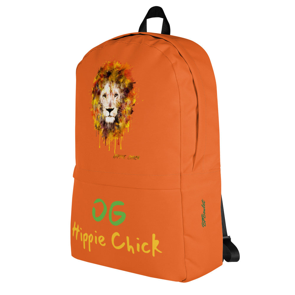 Orange Backpack - OG Hippie Chick