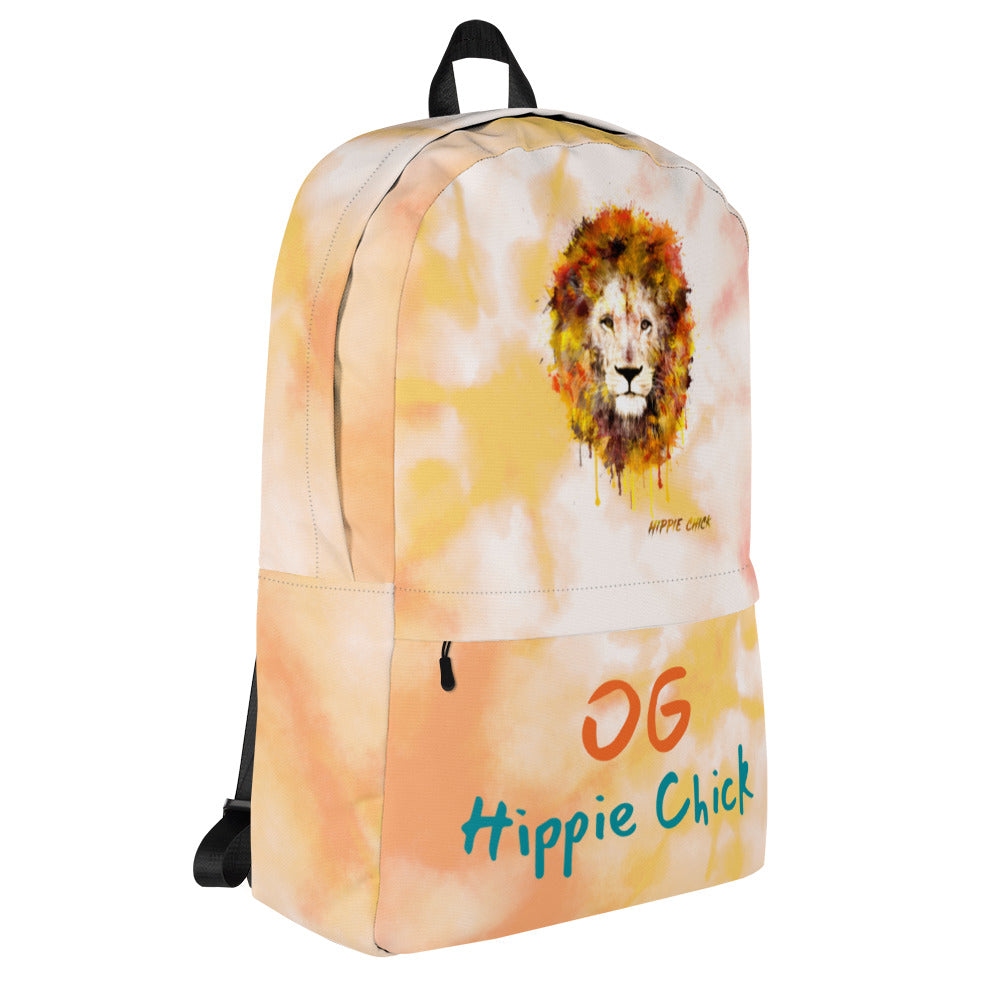 Orange Tie Dye Backpack - OG Hippie Chick