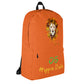 Orange Backpack - OG Hippie Dude