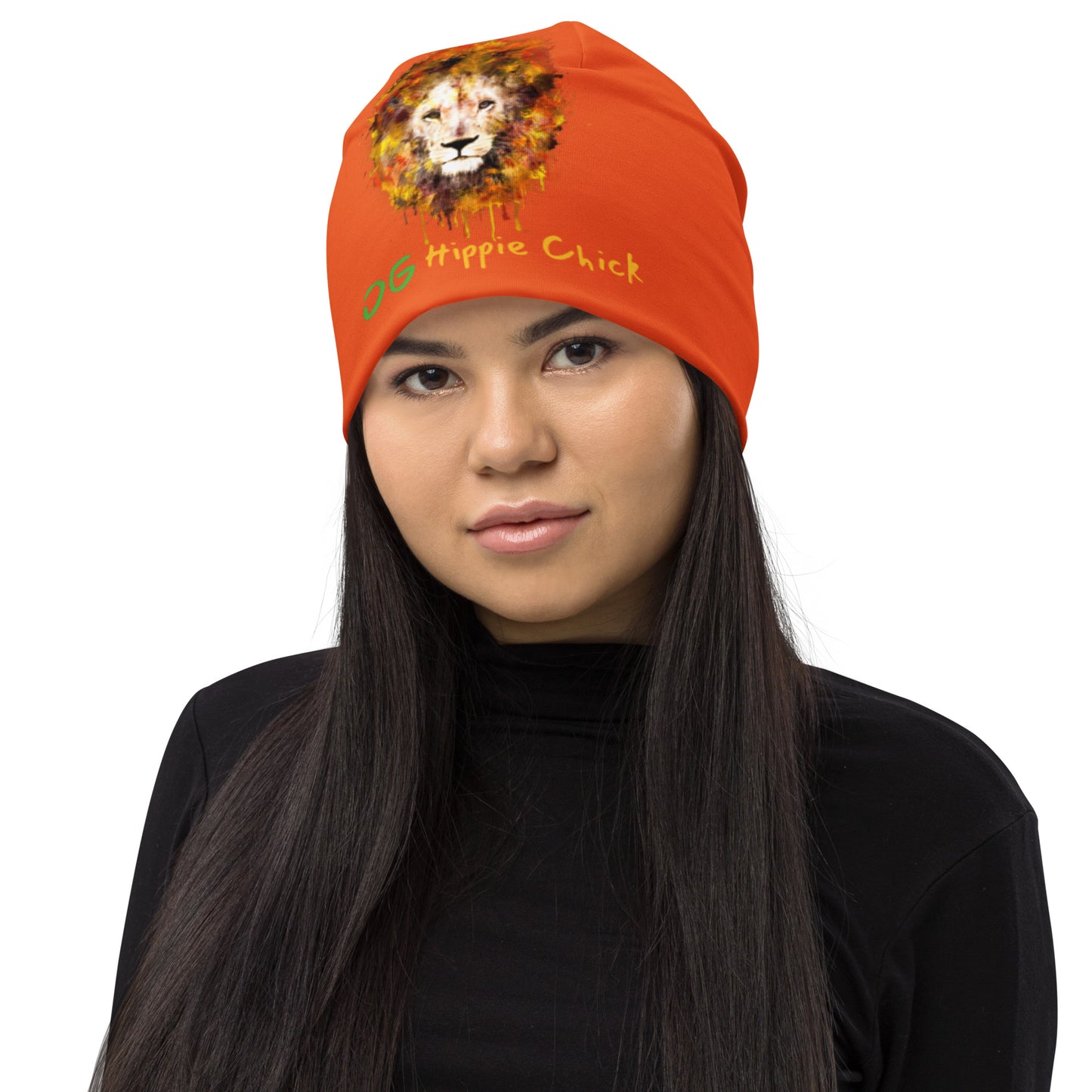 Orange Beanie - OG Hippie Chick