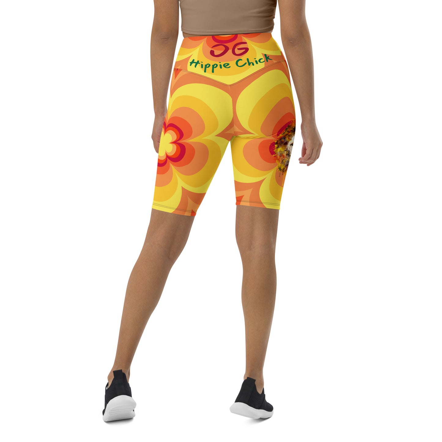 Sunny Flower 2 Biker Shorts