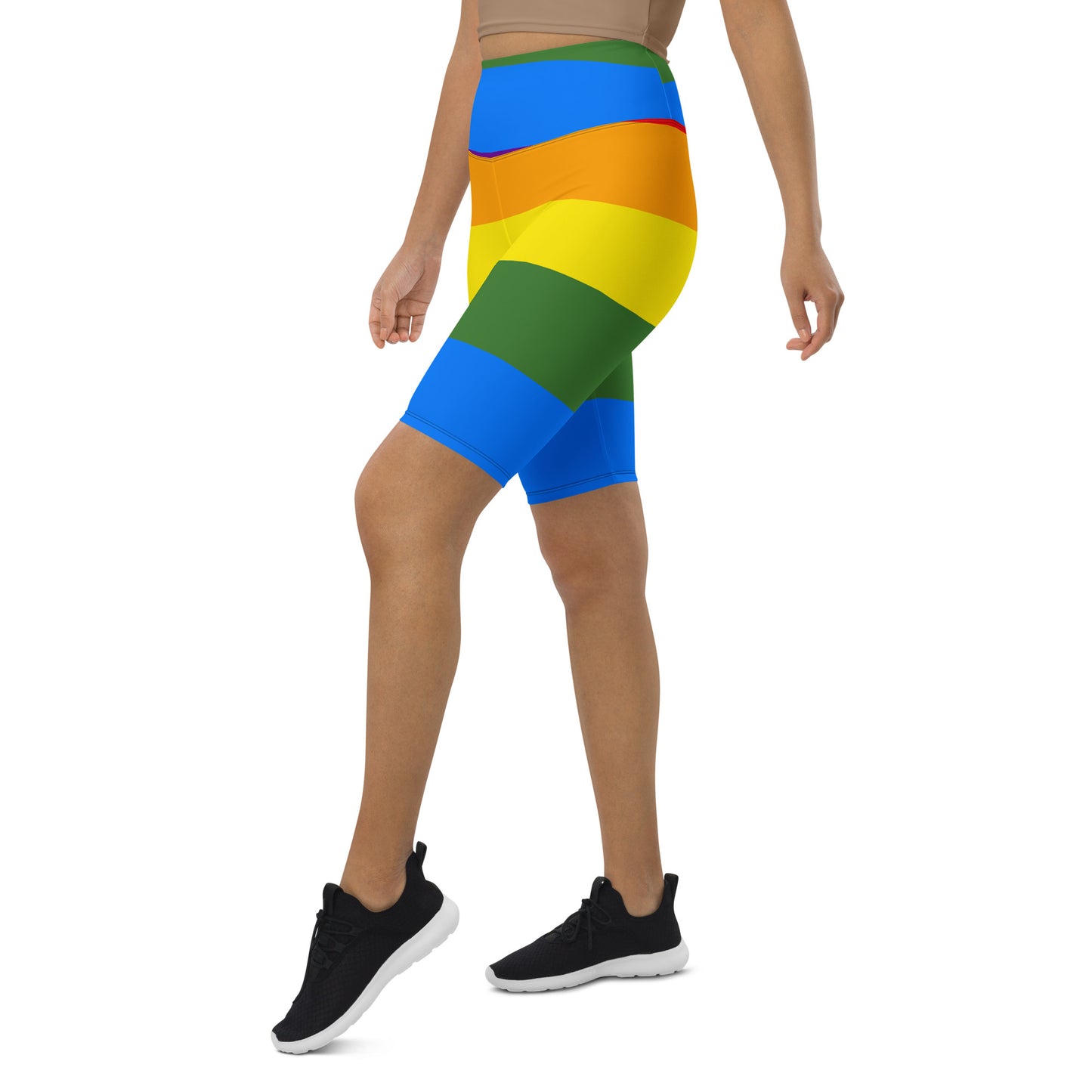 Rainbow Biker Shorts