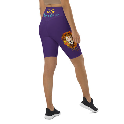 Purple Biker Shorts