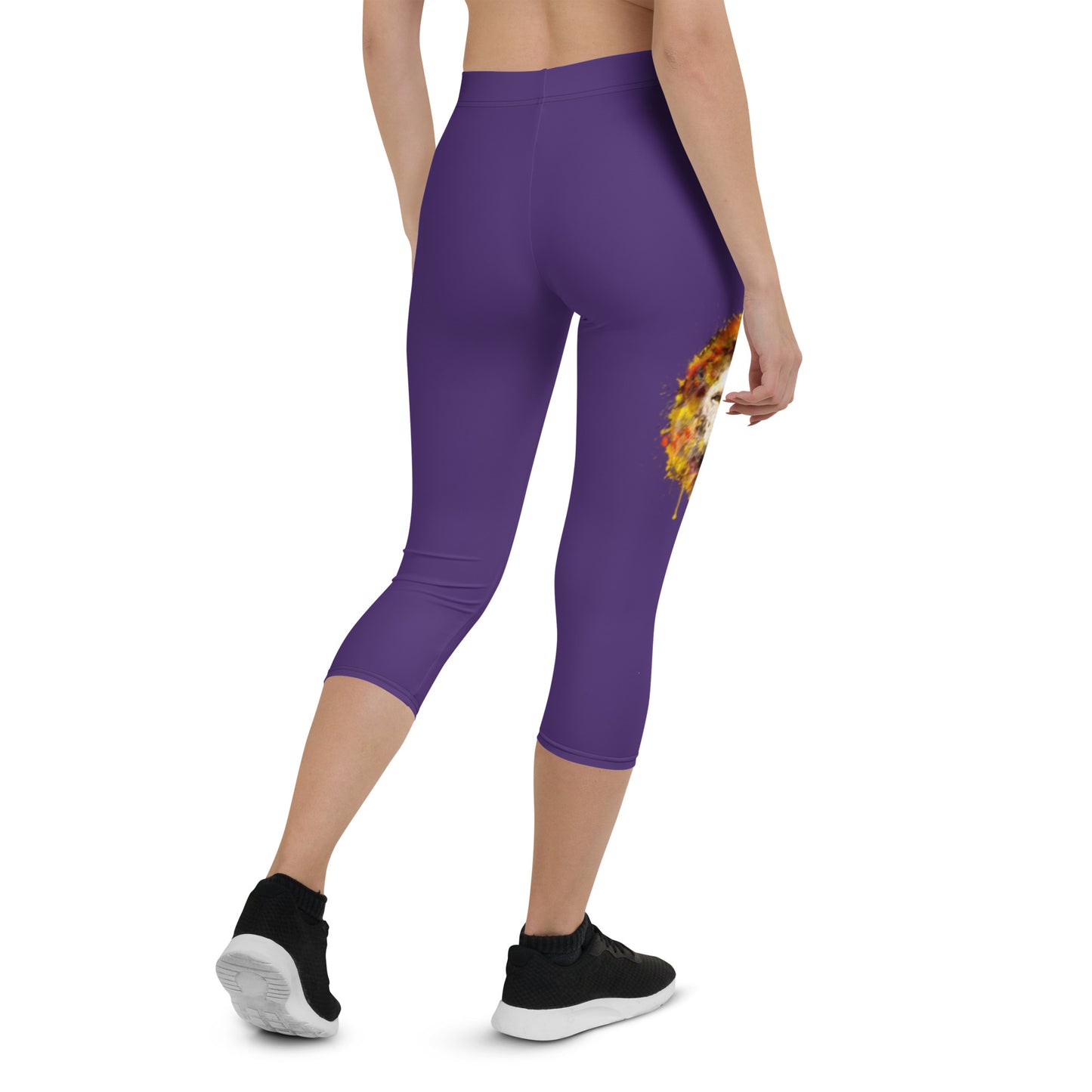 Purple Capri Leggings (short)