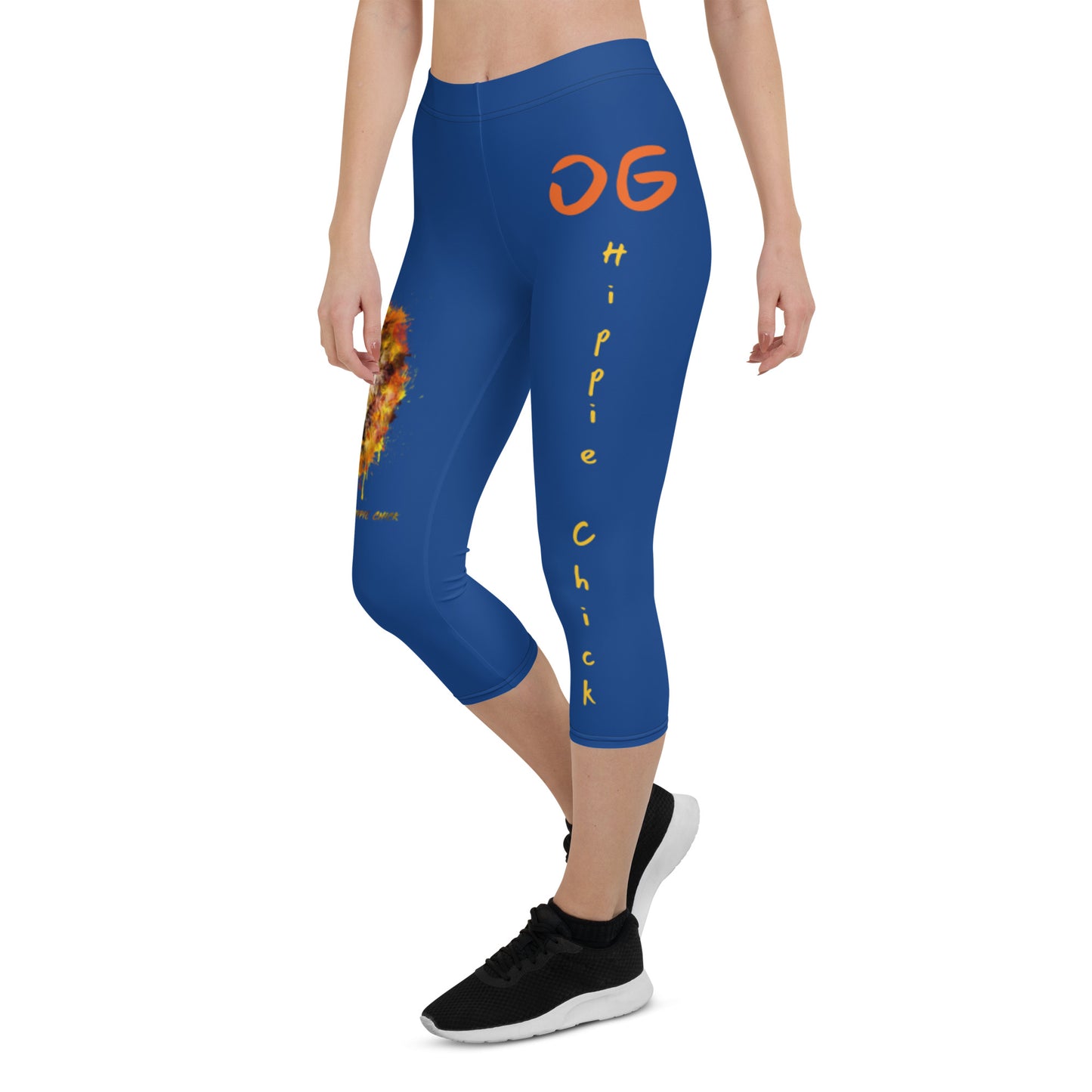 Legging capri bleu marine