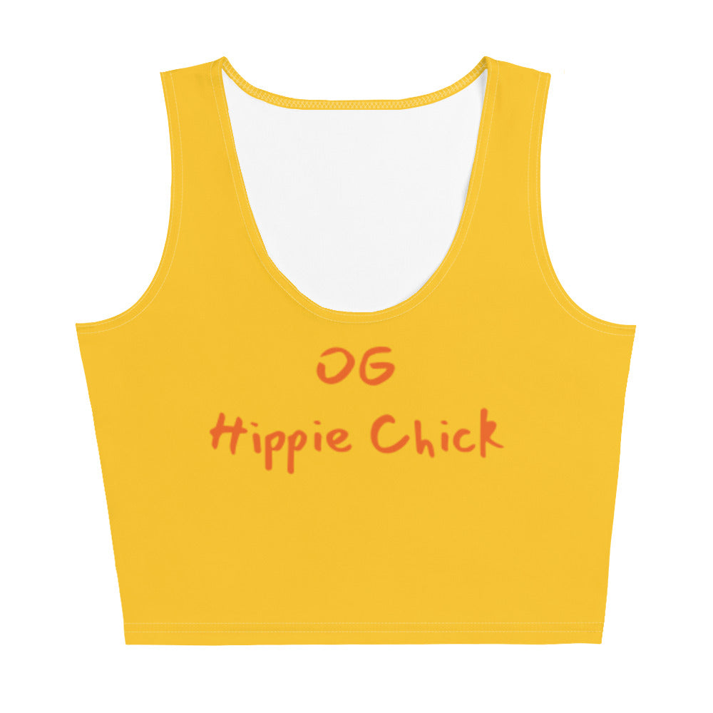 Crop Top Jaune - OG Hippie Chick