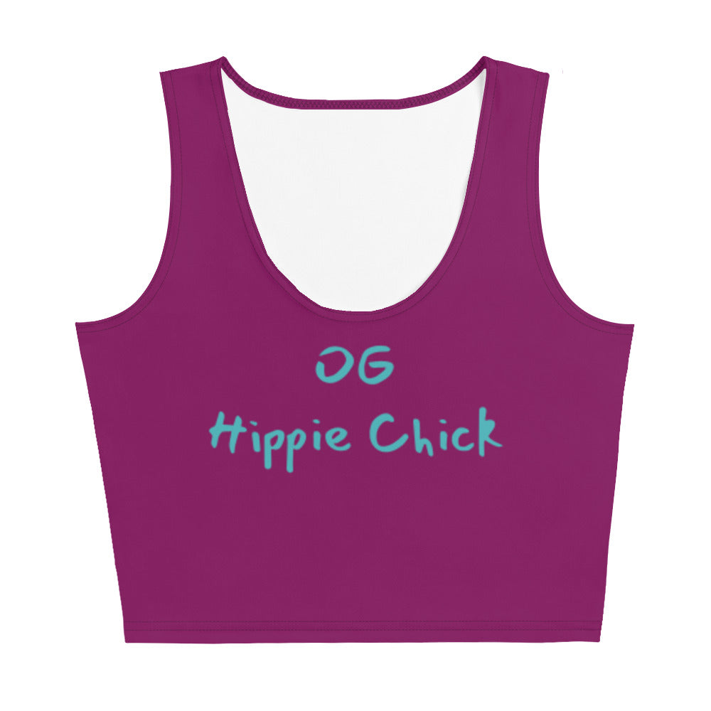 Crop Top Aubergine - OG Hippie Chick