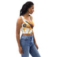 White Flowers Crop Top - OG Hippie Chick