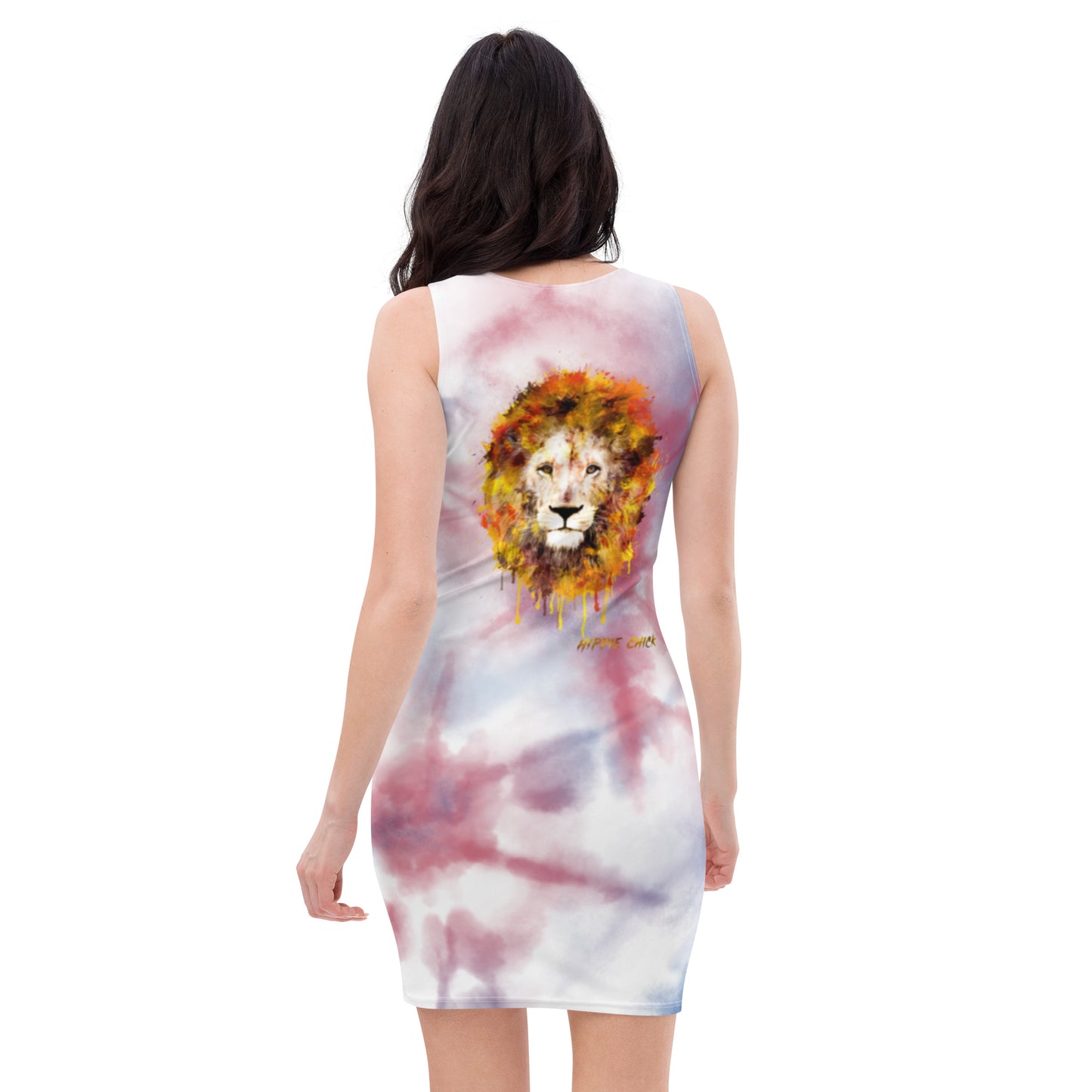 Robe ajustée tie-dye