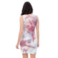 Tie Dye Fitted Dress (Lion front)