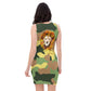 Army Camo Fitted Dress