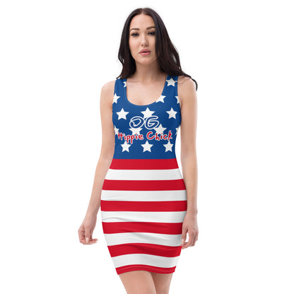 USA Fitted Dress