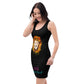 Black Fitted Dress (Lion front)