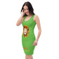 Grinch Fitted Dress (Lion front)