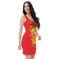 Red Fitted Dress (large Lion)