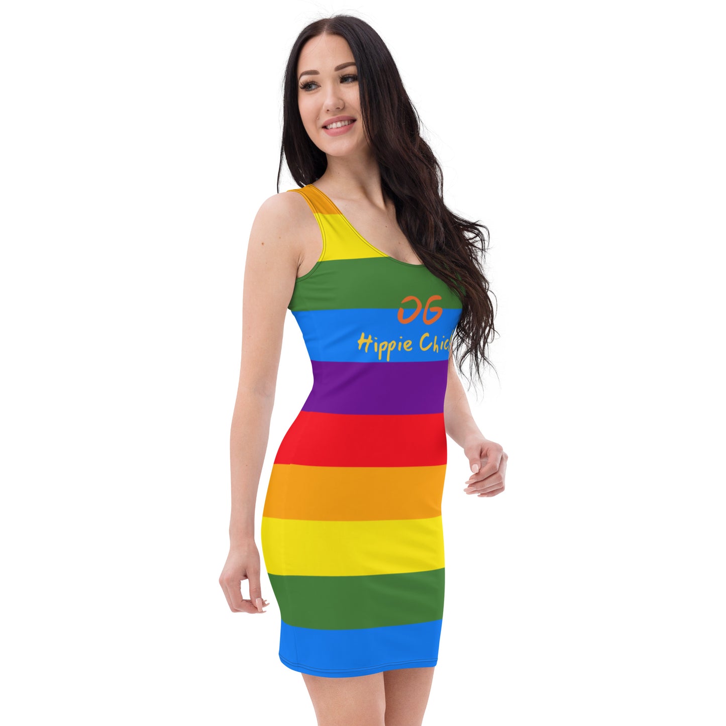 Rainbow Fitted Dress