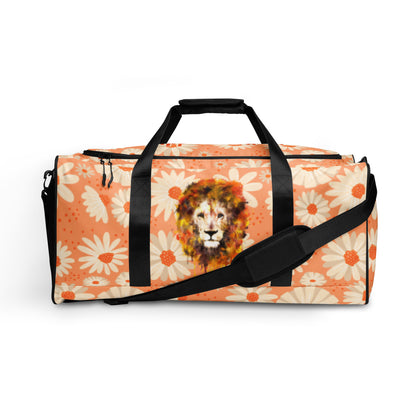 Peach Daisies Duffle Bag - OG Hippie Chick