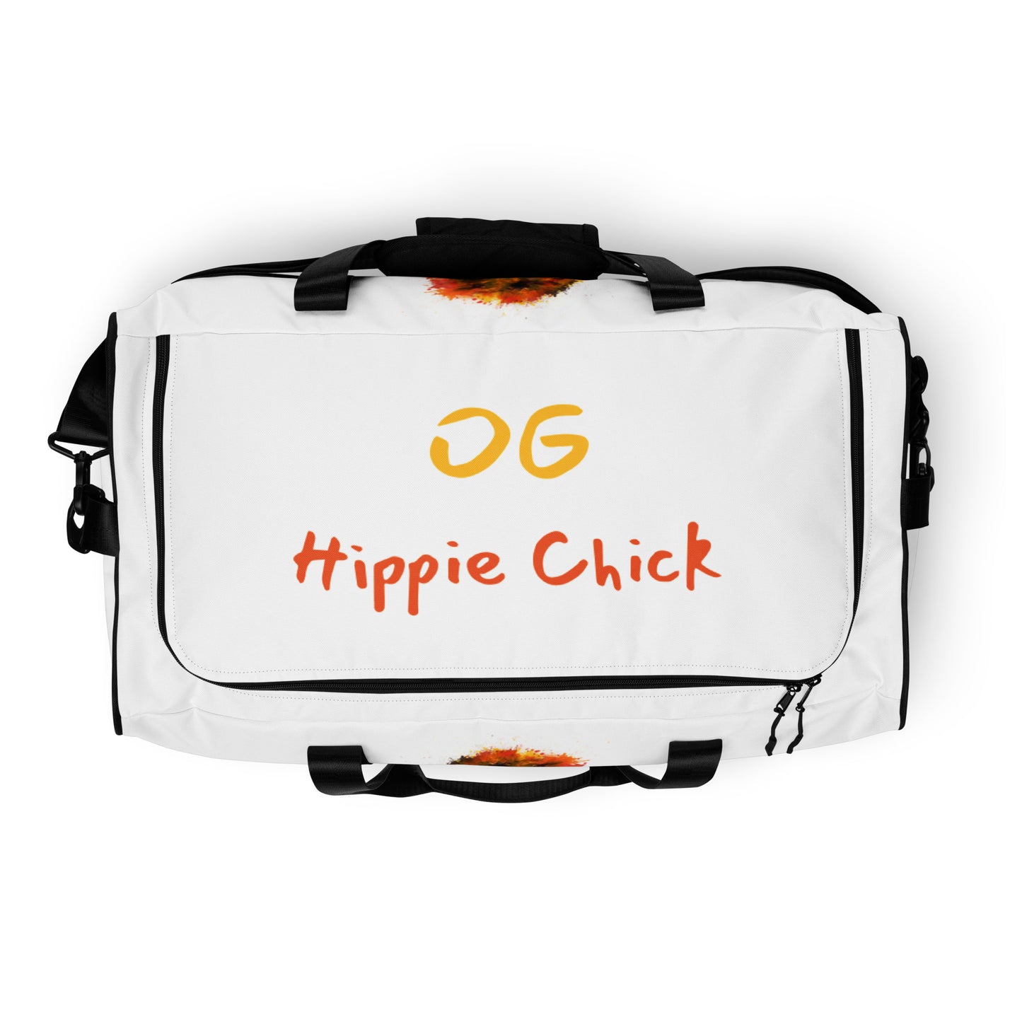 White Duffle Bag - OG Hippie Chick