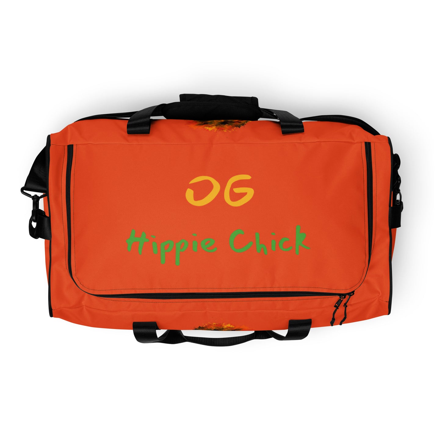 Orange Duffle Bag - OG Hippie Chick