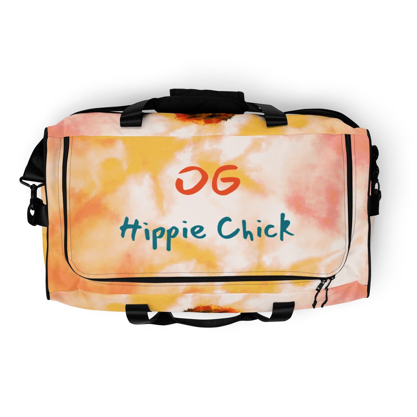 Orange Tie Dye Duffle Bag - OG Hippie Chick