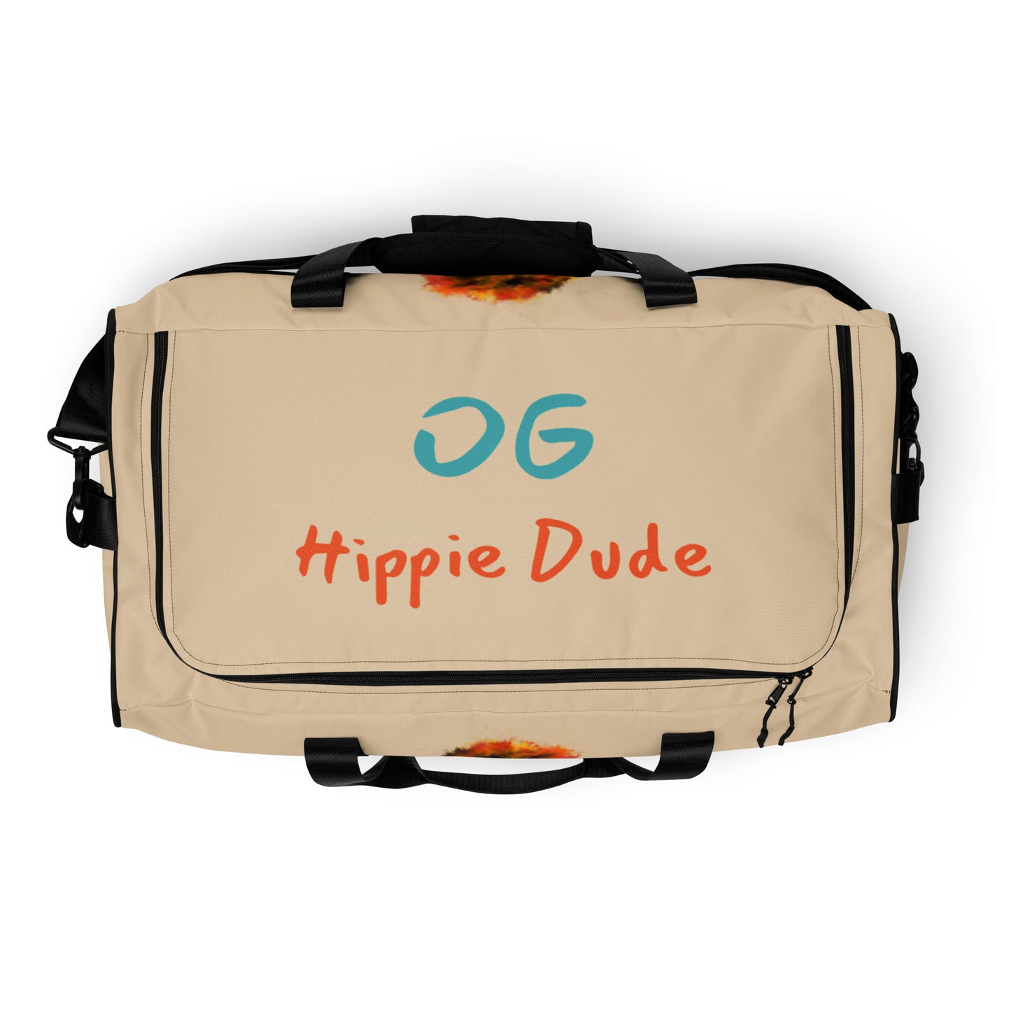 Beige Duffle Bag - OG Hippie Dude