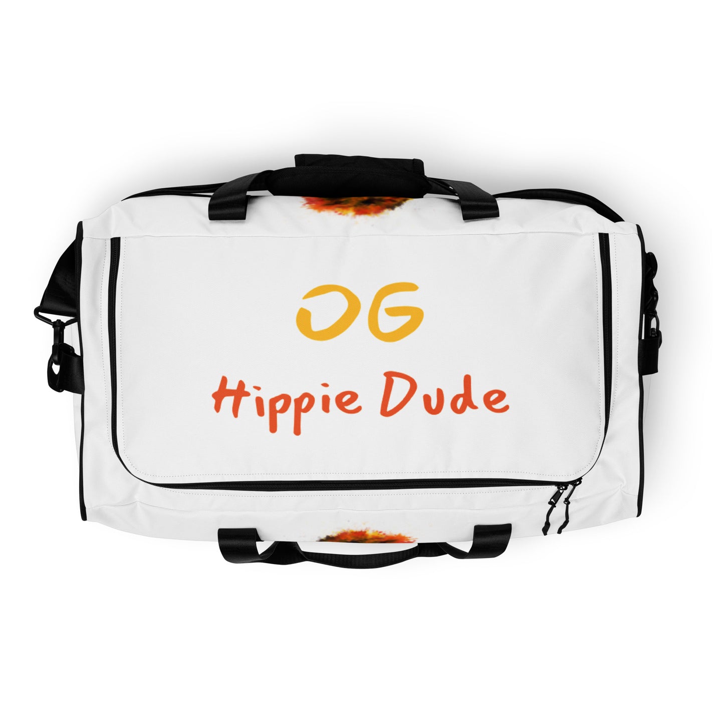 White Duffle Bag - OG Hippie Dude