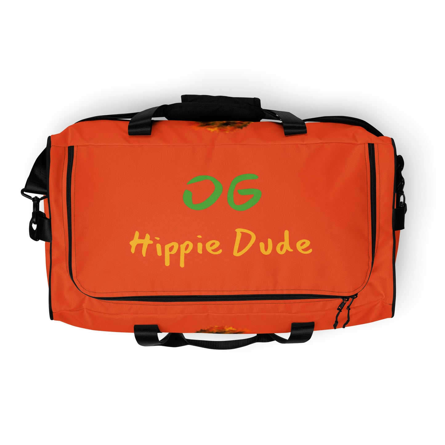 Orange Duffle Bag - OG Hippie Dude