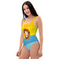Color Waves One Piece Swimsuit