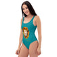 Teal One Piece Swimsuit