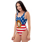USA One Piece Swimsuit