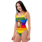 Rainbow One Piece Swimsuit