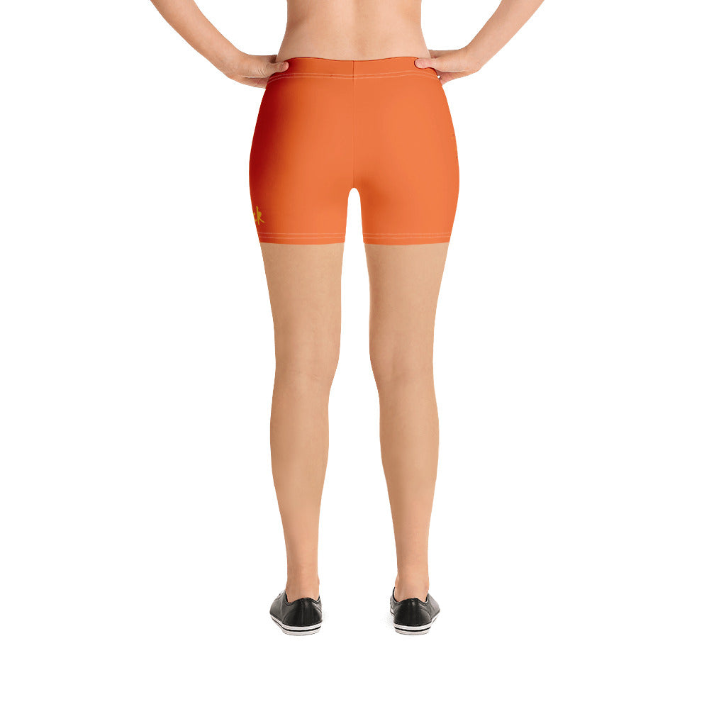 Orange Tight Shorts
