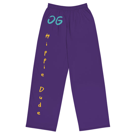 Pantalon unisexe violet - OG Hippie Dude