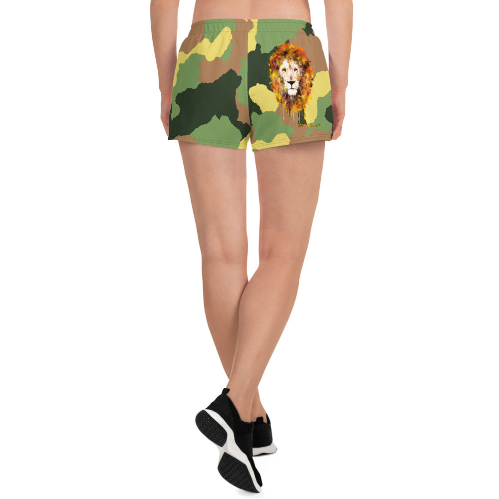 Army Camo Women's Athletic Shorts