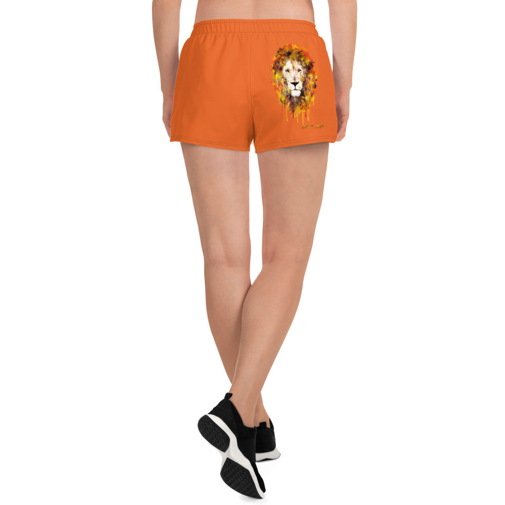 Orange Women's Athletic Shorts