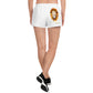 Short de sport blanc pour femme