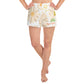 Tan Daisies Women's Athletic Shorts