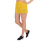 Yellow Women's Athletic Shorts